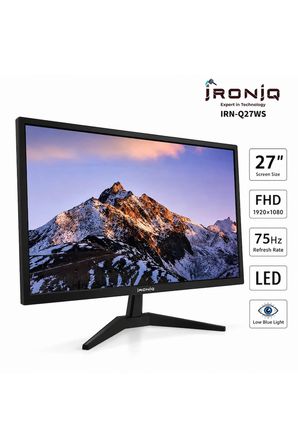 IRN-Q27WS 27 İnç Full HD 75Hz LED Monitör, HDMI ve VGA Girişli, 3.5 mm Ses Çıkışlı, Düşük Mavi Işık