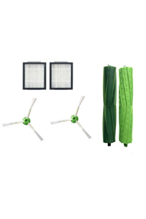Roomba E5 Ve I7 Serisi Fırça Filtre Seti