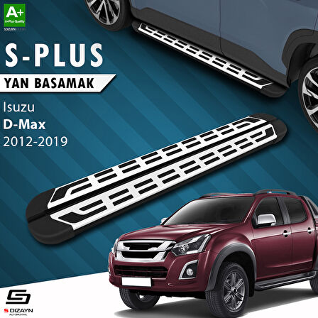 S-Dizayn Isuzu D-Max 2 S-Plus Gri Yan Basamak 203 Cm 2012-2019 A+ Kalite