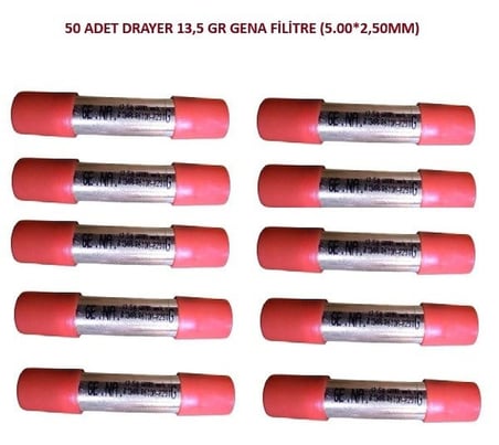 DRAYER 13,5 GR GENA FİLİTRE (5.00*2,50MM) (50 ADET)
