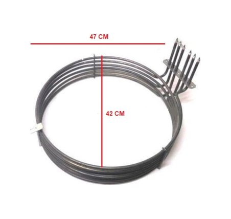 FIRIN REZİSTANS KONVEKSİYONEL 11000W ÇAP:42CM (R1053)