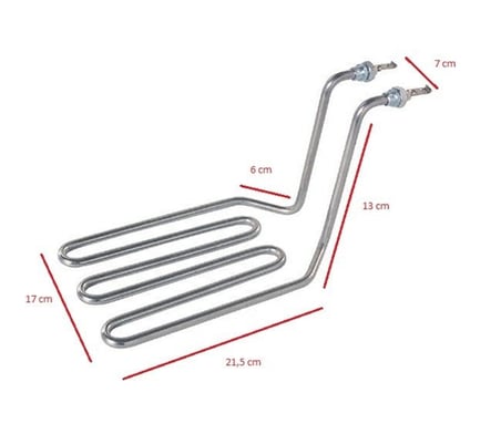 REZİSTANS FRİTÖZ 2700W 22*16CM 8,5MM 220V CR-NI
