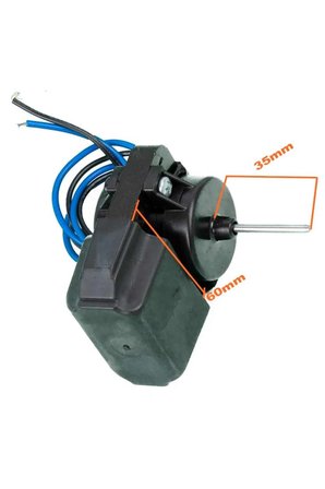 BOSCH NOFROST İÇ FAN MOTORU SİYAH KABLOLU F61-10 3,17MM