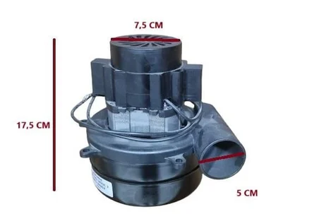 SÜPÜRGE MOTORU 2 FANLI EKSOZ AMETEK 063000001.01 400W 24VDC