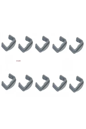 ARÇELİK-BEKO BULAŞIK MAK. ÜST SEPET RAY KAPAK ARKA GRİ (1887460100) (10 ADET)