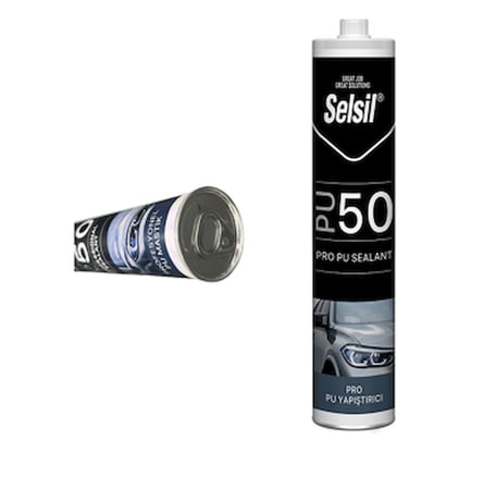 SELSİL 50 PU MASTİK 280 ML  SİYAH