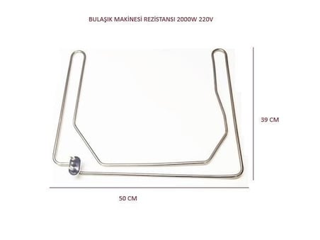 BULAŞIK MAKİNESİ KAZAN REZİSTANSI 2000W 220V (50*39CM)