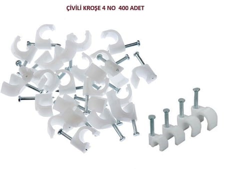 ÇİVİLİ KROŞE 4 NO (100 LÜ PAKET) (4 ADET)