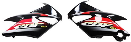 Honda CBF 150 Depo Yan Grenaj Takımı Siyah Yeni Model