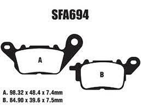 EBC SFA694 Fren Balatası