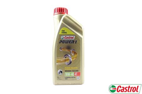 CASTROL POWER 1 4T 10W40 YARI SENTETİK YAĞ 1 LT