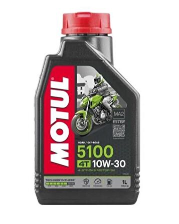 Motul 5100 Technosynthese 10W30 4T Sentetik Motosiklet Yağı 1L