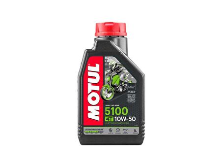 Motul 5100 Technosynthese 10W50 4T Sentetik Motosiklet Yağı 1L