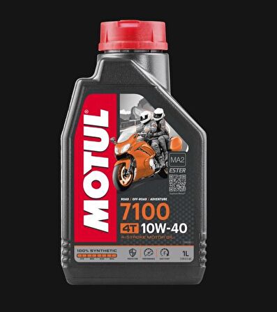 Motul 7100 10W40 4T Tam Sentetik Motosiklet Yağı 1L