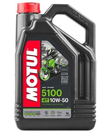 Motul 5100 Technosynthese 10W50 4T Sentetik Motosiklet Yağı 4L