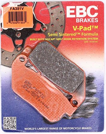 EBC FA381V Fren Balata Yarı Sinter