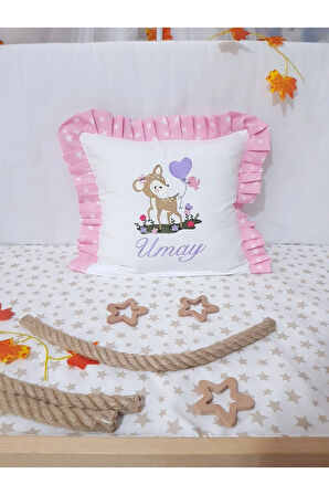 Kişiye Özel Hediyelik Nakışlı Aksesuar Yastık 40x40 Cm * * * Sevdiklerinizi Sevindirin! * * *