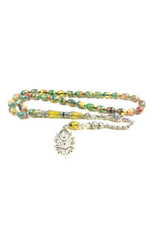 925 Ayar Gümüş Nakkaş İp Yolu Eskitme Eski Usul Multi Color Sıkma Kehribar Sertifikalı 6155