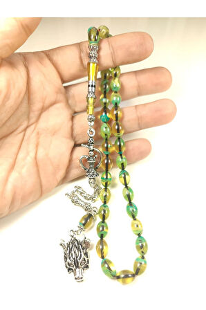 925 Ayar Gümüş Nakkaş İp Yolu Eskitme Eski Usul Multi Color Sıkma Kehribar Sertifikalı 6154