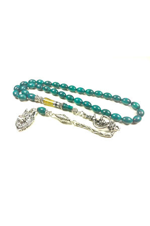 925 Ayar Gümüş Nakkaş İp Yolu Eskitme Eski Usul Multi Color Sıkma Kehribar Sertifikalı 6148