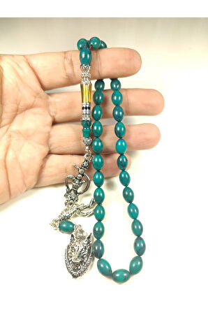 925 Ayar Gümüş Nakkaş İp Yolu Eskitme Eski Usul Multi Color Sıkma Kehribar Sertifikalı 6148