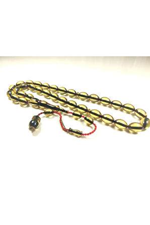 Ahmet Emin Usta Eseri 3 kat Cilalı İp Yolları Eskitme Yapılmış Sıkma Kehribar Sertifikalı 6136