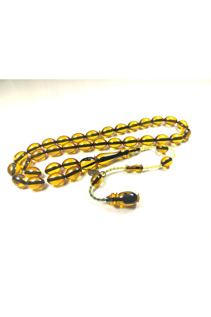 Ahmet Emin Usta Eseri 3 kat Cilalı İp Yolları Eskitme Yapılmış Sıkma Kehribar Sertifikalı 6135