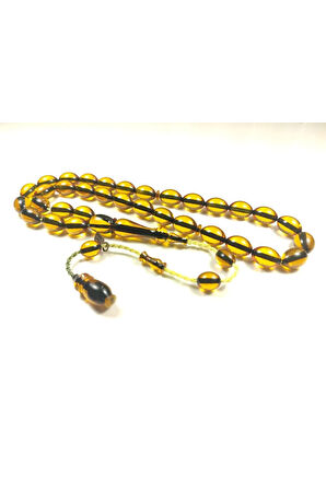 Ahmet Emin Usta Eseri 3 kat Cilalı İp Yolları Eskitme Yapılmış Sıkma Kehribar Sertifikalı 6135