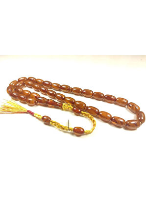 Ahmet Emin Usta Eski Usul 12 Kat İpe Dizili Objeden Katalin Tesbih Sertifikalı 6130