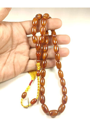 Ahmet Emin Usta Eski Usul 12 Kat İpe Dizili Objeden Katalin Tesbih Sertifikalı 6130