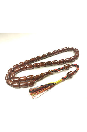 Ahmet Emin Usta Eski Usul 12 Kat İpe Dizili Objeden Katalin Tesbih Sertifikalı 6128