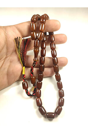 Ahmet Emin Usta Eski Usul 12 Kat İpe Dizili Objeden Katalin Tesbih Sertifikalı 6128