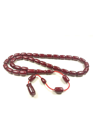 Darabacı Abdullah Usta Eseri 0.6 mm Delim 3 Kat Cilalı Tavla Pulu Tesbih Sertifikalı 6117