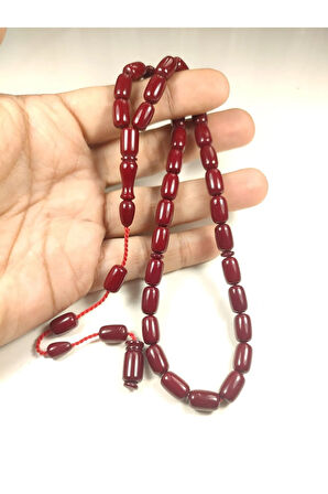 Darabacı Abdullah Usta Eseri 0.6 mm Delim 3 Kat Cilalı Tavla Pulu Tesbih Sertifikalı 6117