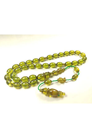 Darabacı Abdullah Usta Eseri 0.6 mm Delim 3 Kat Cilalı Objeden Katalin Tesbih Sertifikalı 6111