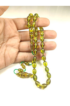 Darabacı Abdullah Usta Eseri 0.6 mm Delim 3 Kat Cilalı Objeden Katalin Tesbih Sertifikalı 6111