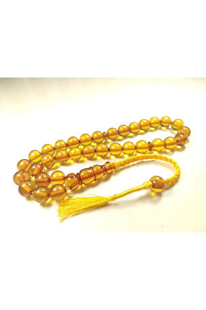 Zeyn Usta Eseri Eski Usul Kat Kat İpe Dizilmiş Ateş-i Kehribar Sertifikalı 6103