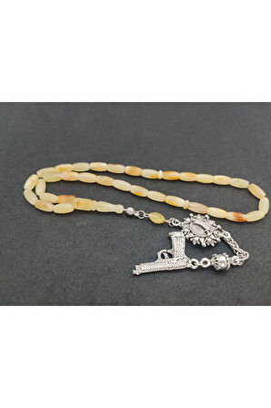 Kaçkar Usta Eseri 10.05 Gr. 475 Ayar Gümüş Püsküllü 11.36 Gr. Mat Kaya Damla Sertifikalı 7729