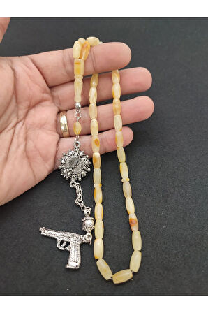 Kaçkar Usta Eseri 10.05 Gr. 475 Ayar Gümüş Püsküllü 11.36 Gr. Mat Kaya Damla Sertifikalı 7729