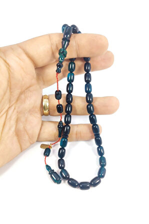 Ayhan Turan Usta Eseri Halkalı İmame 0.6 Delim Tam El Boy Sıkma Kehribar Sertifikalı 8491