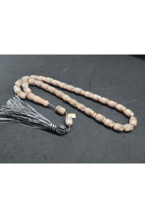 Ebu Zeyn Usta Eseri Kabe ve Kudüs Kalemkar İşçilikli Eski Sıkma Kehribar Sertifikalı 8494