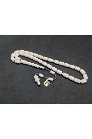 İskeçeli Cemil Usta Eseri Minare Model El Boy Naturel Deve Kemiği Sertifikalı 8500