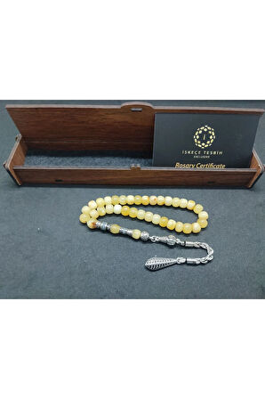 Hediye Kutulu Gümüş Nakkaş ve Gümüş Püsküllü 13 Gr. Küçük Boy Litfanya Kaya Damla Sertifikalı 8562