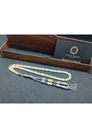 Ahşap Hediye Kutulu Gümüş Püsküllü 7.30 Gr. Kalingrad Rus Kaya Damla Sertifikalı 8553