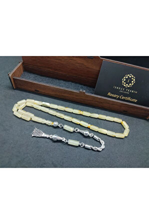 Ahşap Hediye Kutulu Gümüş Püsküllü 10.28 Gr. Kalingrad Rus Kaya Damla Sertifikalı 8551