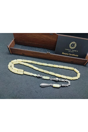 Ahşap Hediye Kutulu Gümüş Püsküllü 14.08 Gr. Kalingrad Rus Kaya Damla Sertifikalı 8550