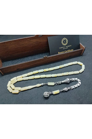 Ahşap Hediye Kutulu Gümüş Püsküllü 13.08 Gr. Kalingrad Rus Kaya Damla Sertifikalı 8549