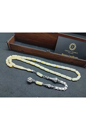 Ahşap Hediye Kutulu Gümüş Püsküllü 13.08 Gr. Kalingrad Rus Kaya Damla Sertifikalı 8549