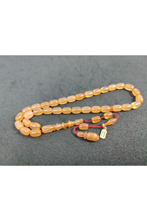 Ayhan Turan Usta Eseri Halkalı İmame 0.6 Delim Tam El Boy Sıkma Kehribar Sertifikalı 8484