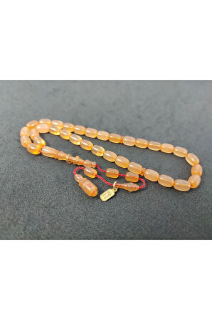 Ayhan Turan Usta Eseri Halkalı İmame 0.6 Delim Tam El Boy Sıkma Kehribar Sertifikalı 8484